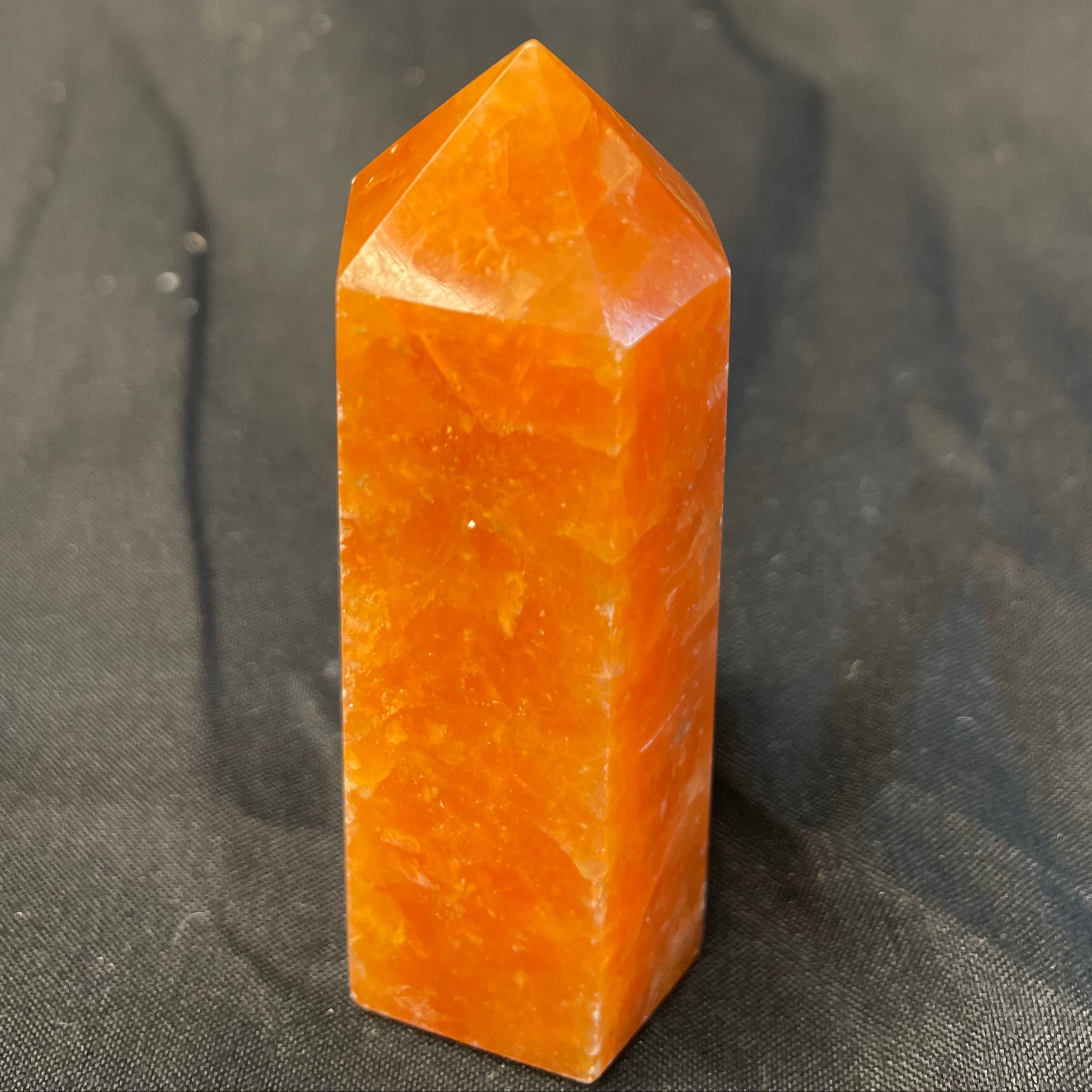 Orange Calcite Point